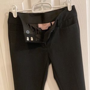 Candies Audrey bootcut black pants size 0
